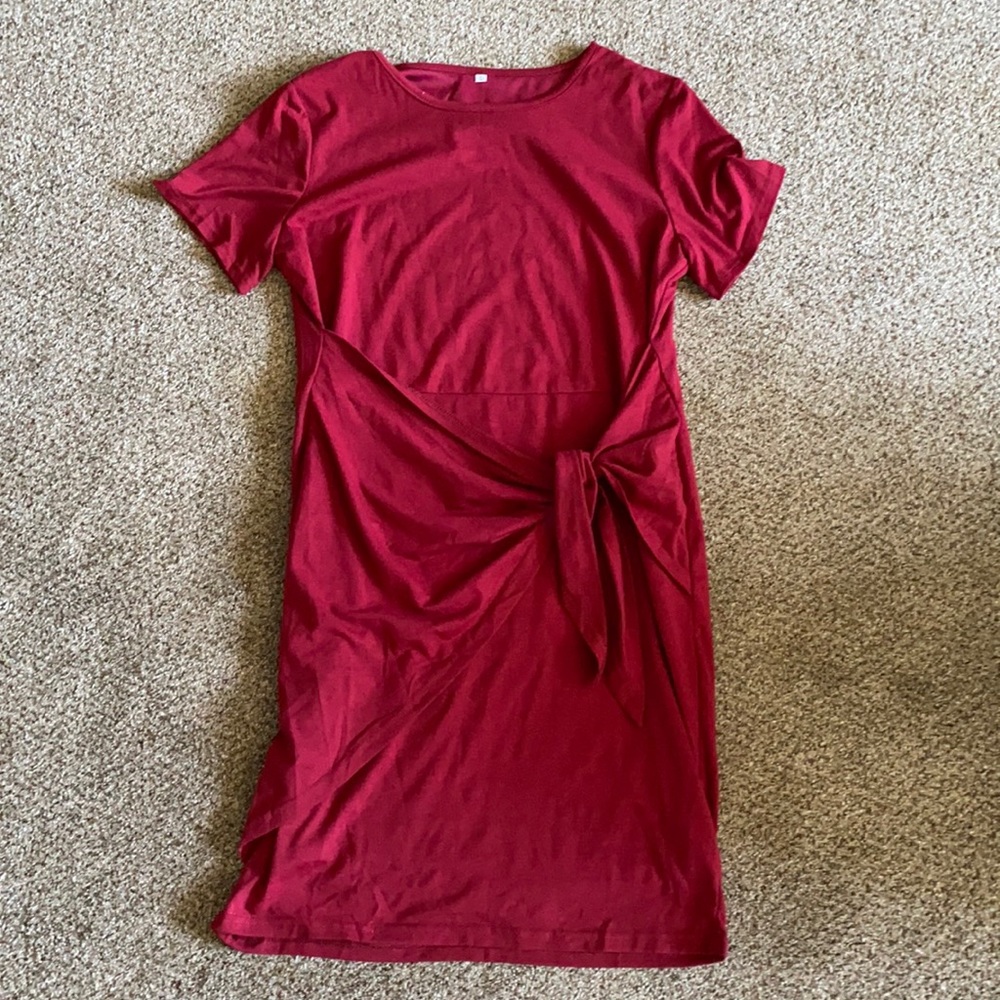 Red Wrap Dress